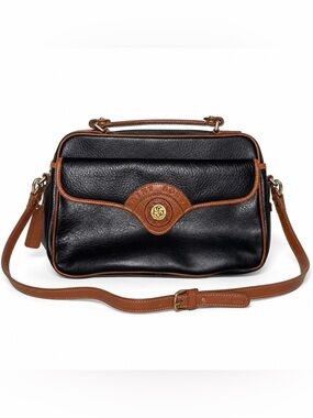 Vintage Saint Borse Genuine Leather Crossbody Bag Adjustable Strap Multi Pocket